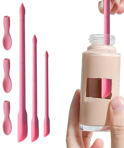 Mini-Dosenschaber Set - Wiederverwendbare doppelende kleine Silikon-Löffelspatel,Kleine Spachtel kleine Schaber für Glas, Küchenflaschen, Kosmetika