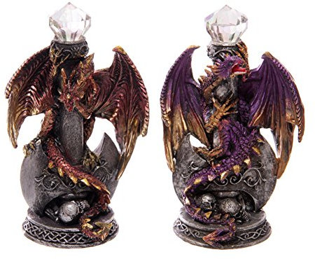 Puckator Jewelled Dark Legends Axe Dragon Figurine