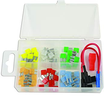 Connect 37159 Micro 2 Blade Fuse & 2 Fuse Holders Assorted Box 63pc