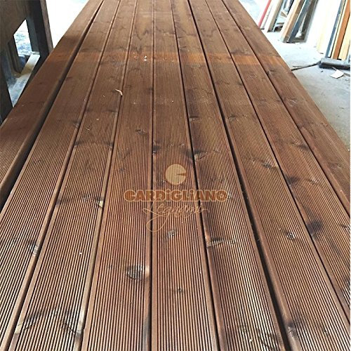 [TOP] Pavimento in legno per esterno / piscina in decking in PINO+ 12x2,8x205 cm ( 20 pezzi)