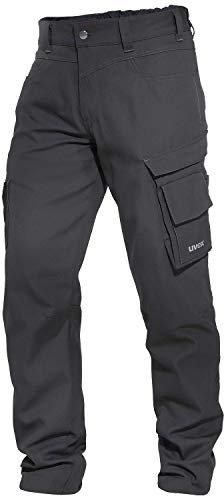 Uvex Perfexxion Arbeitshose - Bundhose m. Kniepolster-Taschen - Grau - Gr 62