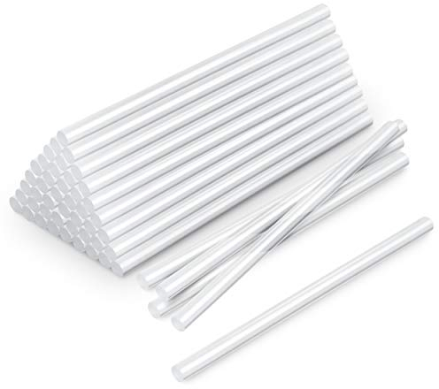 TROTEC Heißklebestifte 50 Stück 7 mm Transparent Heißklebepistole Heißkleber Sticks Klebestifte