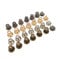 YICBOR 60pcs/Pack 5x8x8mm Alloy Screw Knob Rivets Handmade Crafts ZD-015 for Belt Shoes Watchband Metal Silver/Black/Bronze/Gold (Mixed-Colored)