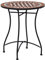 vidaXL Mosaik Bistrotisch Gartentisch Balkontisch Mosaiktisch Terrassentisch Tisch Beistelltisch Couchtisch Gartenmöbel Braun 60cm Keramik