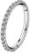 OUFER 16G 12 mm Cartilage Earring Hoop Stainless Steel CZ Line Helix Daith Earring Piercings