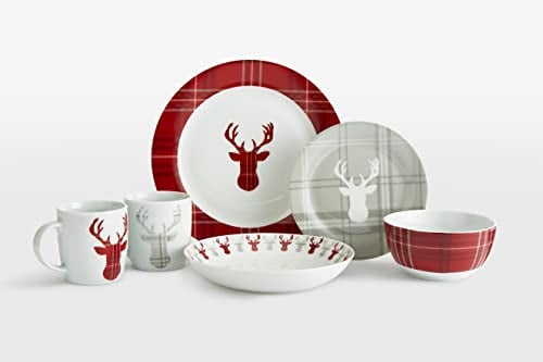 Waterside - 30 Piece Highland Stag Dinner Set