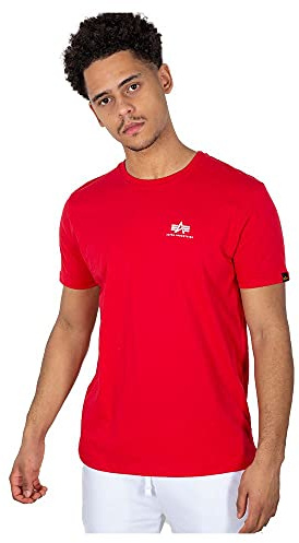 Alpha Industries Backprint T T-Shirt für Herren Speed Red