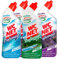 Wc Net - Profumoso Formula Protezione Calcare Gel per Sanitari e Superfici, Pulitore Liquido per Wc, 700 ml x 4 Pezzi con Profumazioni Assortite