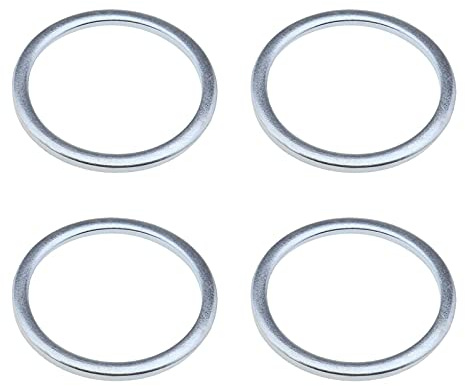ECSiNG 4pcs 2mm Washer Gasket Compatible with Bafang BBS01 BBS02 BBSHD Mid Drive Crank Motor for Adjust Bottom Bracket Length Silver