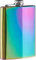 Flasque de poche portable en acier inoxydable,Flasque de poche pour homme,Flasque de hanche en acier inoxydable,Flasque de 237 ml,Flagon de whisky pour escalade, camping, barbecue, fête,Multicolore