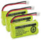 VANBOW BT18433/BT28433 2.4V 800mAh Ni-MH Cordless Phone Battery, Also Compatible with AT&T BT184342/BT284342 BT8300 BT1011 BT1018 BT1022 BT1031 2SN-AAA55H-S-J1 CS6120 CS6209 CL80109 EL52419 (Pack 3)