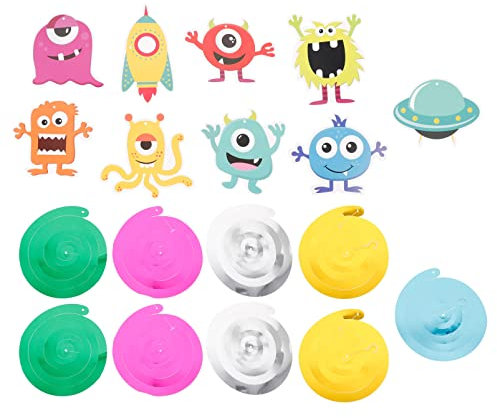 SOIMISS Kuchendekorationen 18 STK zubehör Von Monster Inc Wirbelnde Dekorationen Deko Zum Aufhängen An Der Decke Wirbel Zubehör Für Monster-Geburtstagsfeiern Baby Strudel Kleines Geschenk