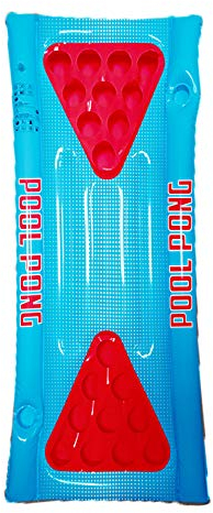 Aufblasbares Bierpong-Tischdekoration für Kinder, Spielzeug für Erwachsene, Pool-Party, Zubehör, Aufblasbarer Beer Pong Tisch, One size