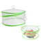 DBOO Pop Up Food Covers Tent, ilauke Reusable and Collapsible Mesh Screen Net Protectors for Outdoors Parties Picnics BBQs Keep Out Flies Bugs Mosquitoes(Green)