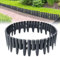 Froadp Bordature da Giardino in Plastica 28x24cm Flessibile Prato Separé da Giardino Staccionata Recinzione Aiuole Bordi con Legno Aspetto per Frutteti Orti o Sentieri (11.2m=40 pezzi, Antracite)