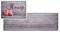 ASTRA Flauschige Sauberlaufmatte - Pure & Soft - Home Herzen Silber 2er Set 50x70 & 50x150 cm - Waschbarer Küchenteppich innen - Türmatte strapazierfähig