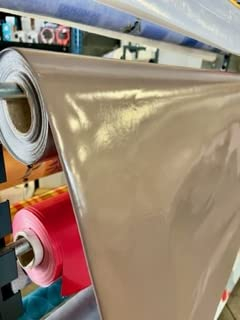 Wachs-Tischdecke, Taupe, Meterware – 140 x 220 cm