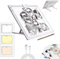 A3 Rechargeable Light Pad, Battery Powered Light Board with Stand Top Magnetic Clip 3 Colors Stepless Dimmable 6 Levels Brightness Light Box for 5D Diamond Painting Drawing Sketching Animation (White)