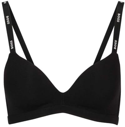 BOSS Damen Padded Ci Triangle, Black1, S EU
