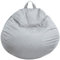 Bananair - Pouf Poire Confortable Rembourré en Mousse, Idéal pour Salon, Chambre ou Coin Cosy - Housse Lavable en Machine, Pouf Facile à Transporter, Parfait pour Adulte (120x100 cm, Gris)