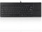 Tastiera cablata USB ultra sottile con 86 tasti, silenziosa, con touchpad integrato e porta hub, per notebook e scrivania