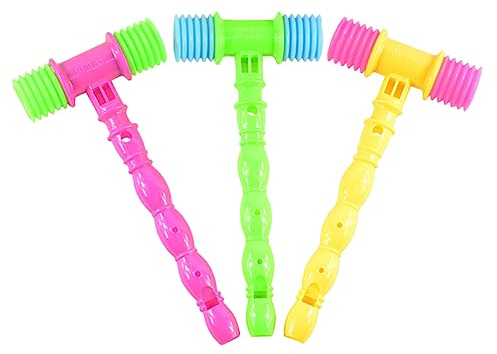 Vaguelly 12St Hammer Spielzeug quietschendes Spielzeug Hammerschlagspielzeug Geschenk Spielzeuge Hammerspielzeug für Kleinkinder Hammerspielzeug für Babys Clown Kleiner Hammer Eltern-Kind