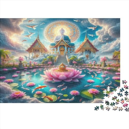 Puzzles Für Erwachsene 1000 Teile Puzzle Für Erwachsene 1000 Teile Puzzle 1000 Teile - Lotus Buddha Puzzles Lernspiele 1000pcs (75x50cm)