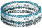 APMGONT Damen Kristall Perlen Armband, Mehrschichtiges Steine Armband, Damen Kristall Perlen Armbänder, Boho Modeschmuck, Paar/Freundschafts/Freundin/Partner Armbänder (7)
