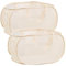 Pop Up Wäschekorb Faltbarer Wäschekorb 2 Stk(36 * 36 * 58 Cm) Wäschetonne Wäschekorb klappbar mit Griff laundry basket Aufbewahrungskorb für Kinderzimmer Camping Und Reisen (2stk beige)