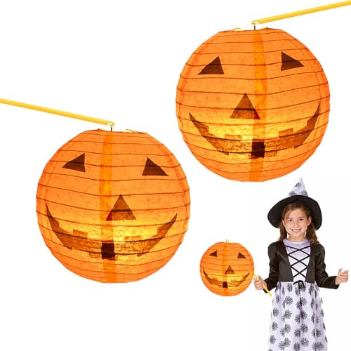 Halloween Laterne,Halloween Papier Laternen,Halloween Lantern Aufhängen,Halloween Faltbare Papierlaternen,für Sankt Martin Party,Halloween Party Dekoration(A)