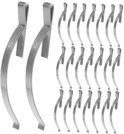 ARTIBETTER 100 Pezzi di Clip di Fissaggio per Zanzariera per Telaio di Ricambio Clip a Molla di Tensione Parti in Acciaio Inossidabile per Zanzariera