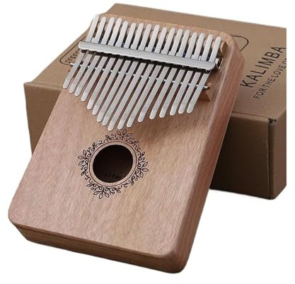 Kalimba Instrument Kalimba-Musikinstrument, Daumenklavier, 17 Tasten, Mahagoniholz, Fingerklavierkombinationen(Wood)