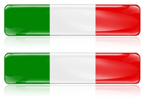 Adesivi Stickers, 2 pezzi, Bandiera Italiana Italia Tricolore Rettangolare Resinati 3D, emblema auto moto casco bandiera italiana, per Auto e Moto Tuning Sticker Stemma Adesivo Tricolore, 1,5 * 8cm