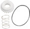 BOXOB Upgraded WH05X24185 Washing Machine Clutch Kit, with WH01X24434 Clutch Spring & WH01X27538 Drive Belt Compatible with GE Hotpoint Washers, Replaces 4588013, AP5993402, PS11729473, EAP11729473