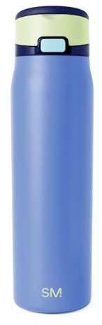 Simple Modern Mesa Loop Water Bottle with Straw | 24oz Cup Holder Friendly Insulated Stainless Steel Bottles for Travel, Sports and School | Neptune