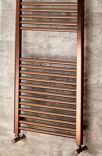 Rose Gold 800x500mm, 16 Bar Towel Warmer Radiator. Non Rust Stainless Steel Material
