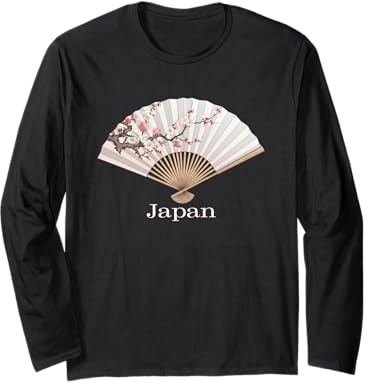 Tops, Camisetas y Accesorios de Flores de Cerezo para fanáticos de los Viajes de Japón Manga Larga