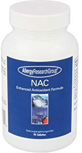 Allergy Research Group, NAC, Enhanced Antioxidant Formula, 90 Tablets