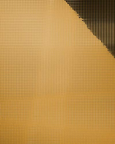 Wandpaneel Wandverkleidung WallFace 27373 M-Style Design Metall Mosaik Dekor selbstklebend spiegelnd gold 0,96 qm