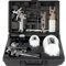 Werku WK500230, Juego Pistolas Pintar Gravedad, Sistema Alto Volumen Baja Presión HVLP-I, Depósito 125-600 ml, Paso Fluido 0.8-1.7 mm