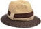 McBURN Karla Twotone Strohhut Damenhut Sonnenhut Sommerhut Damen - Made in Italy Herbst-Winter Frühling-Sommer - One Size Natur-braun