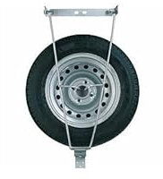 MAXTER Support Roue de Secours sous-Châssis Universel pour Remorque