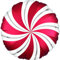 18In Satin Sangria Candy Swirls Foil Balloon