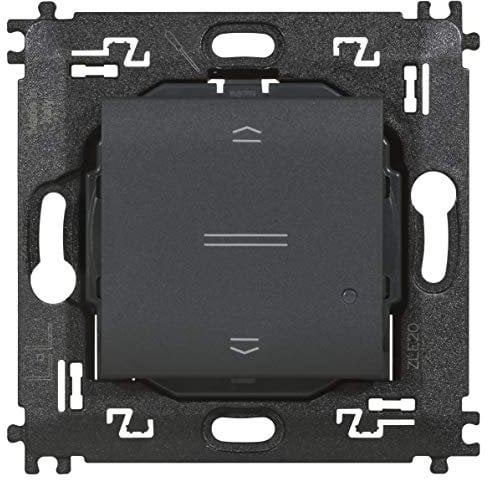 BTICINO Interruttore Tapparelle Wireless Livinglight L4027CW, Interruttore WiFi con Batteria, Controllo da Remoto App Home+Control, Funziona con Alexa, Google Home, Apple Home, Automazioni, Smart Home