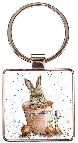 Wrendale Designs - 'The Flower Pot' Keyring