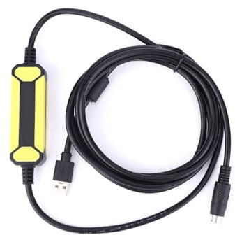SH-RuiDu Cable de programación para Mitsubishi FX1S/1N/2N/3U FX Series PLC USB-SC09-FX 2.5 metros