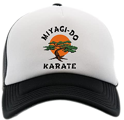 BIOCLOD Miyagi Do Karate Bonsai Tree Männer Frauen Unisex Baseball Kappe Schwarz Weiss Men Women Cap Black White