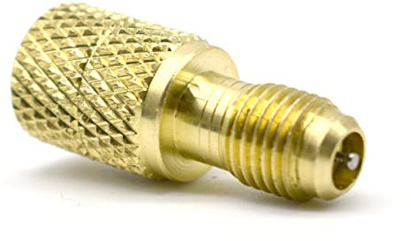 Raccord male 1/4'' SAE - Femelle 5/16'' en laiton pour R410