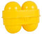 Mini Egg Holder 2 Grids Egg Storage Container Picnic Camping Egg Carrier with Fixed Handle Yellow,mini egg holder,camping supplies