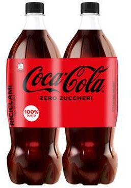 COCACOLA PET ZERO LT.1,35X2 - 1 unità
